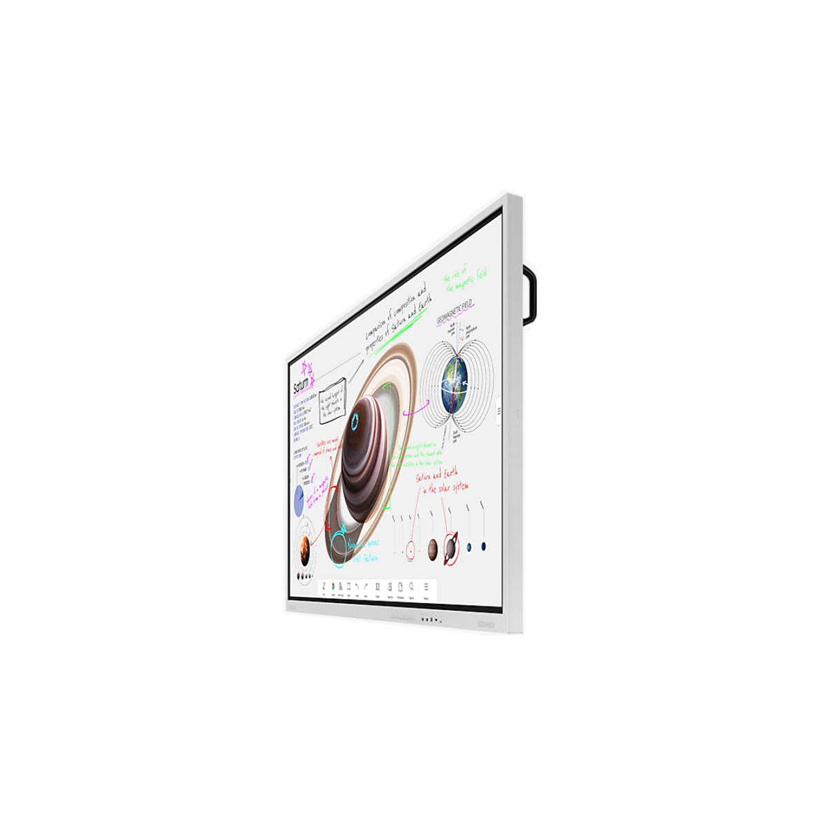 삼성 전자칠판 Flip Pro 75 학원 학교 스마트칠판 LH75WMBWLGCXKR 스탠드형 : 디스플레이비투비