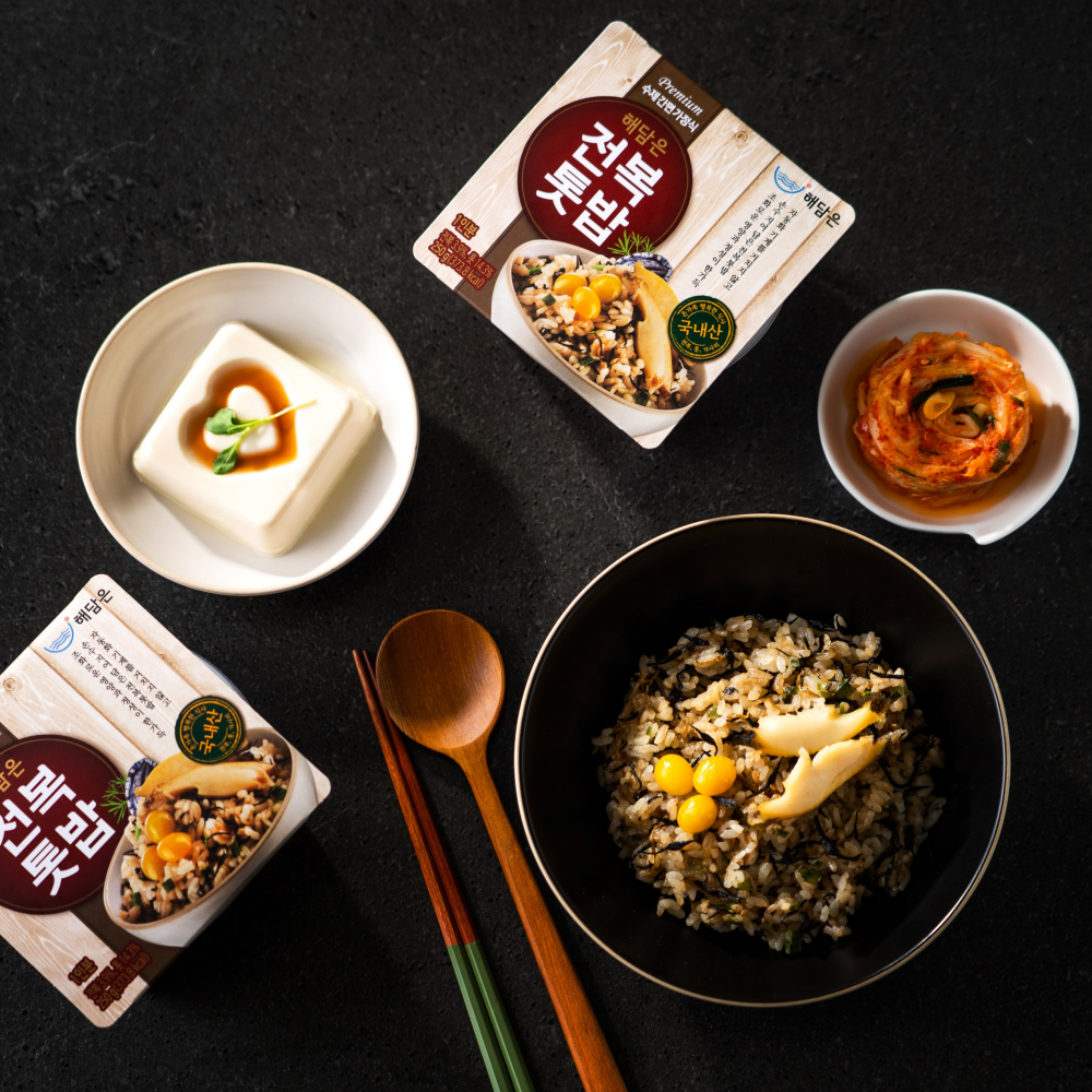 전복톳밥 도시락 전복솥밥 250g 1인분 : 해담은온라인스토어