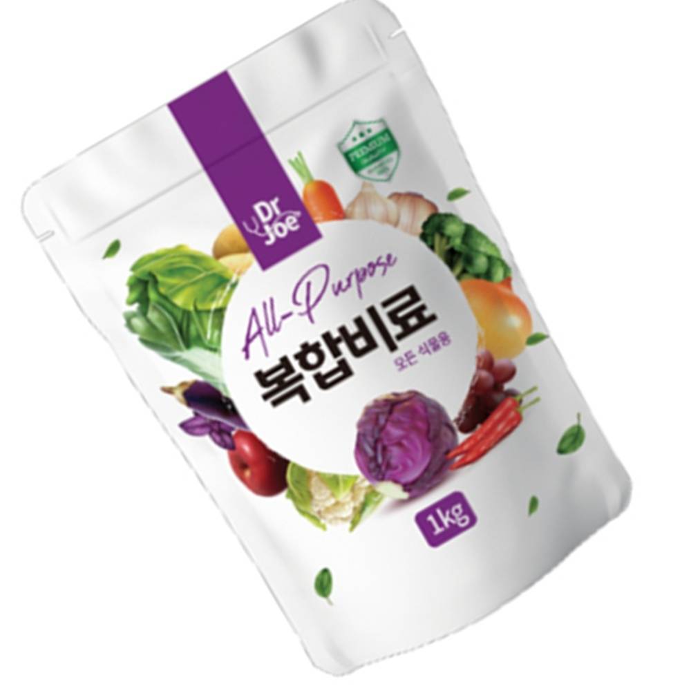 작물 원예용 복합 비료 1Kg 고추 오이 토마토 영양비료 : 스토어픽시B