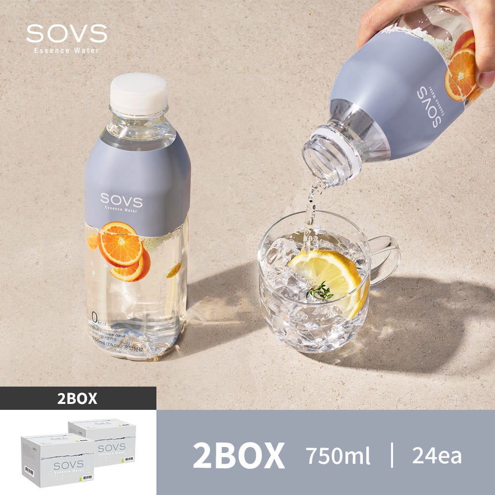 SOVS Essence Water 오렌지엘더플라워  2BOX : 소브스 sovs