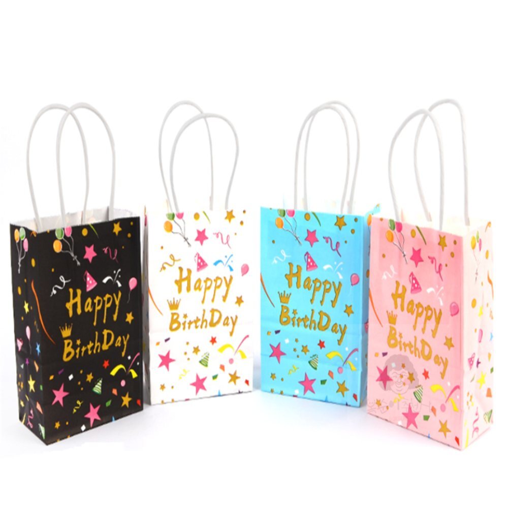 복순디자인 생일축하 종이가방 선물포장가방 답례품백 간식포장 : 복순이추천샵