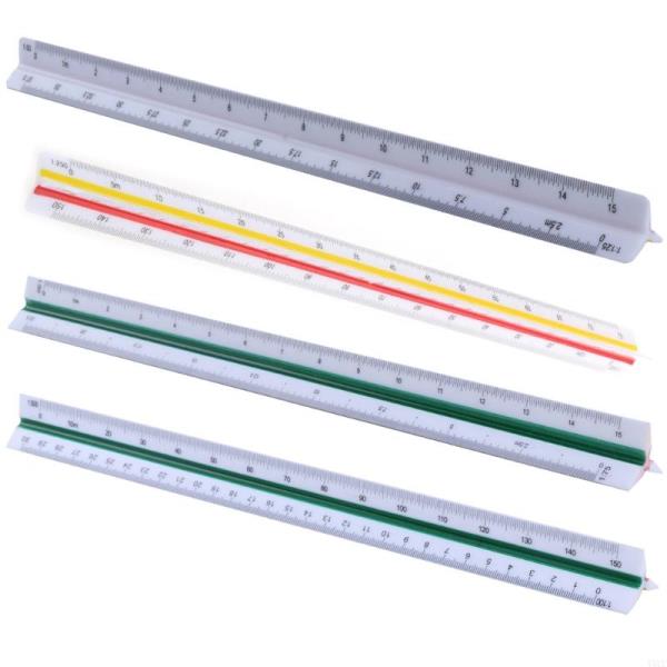 스틸자 1PC 스케일 눈금자 30CM 삼각형 미터법 120 : 디지털마켓1004