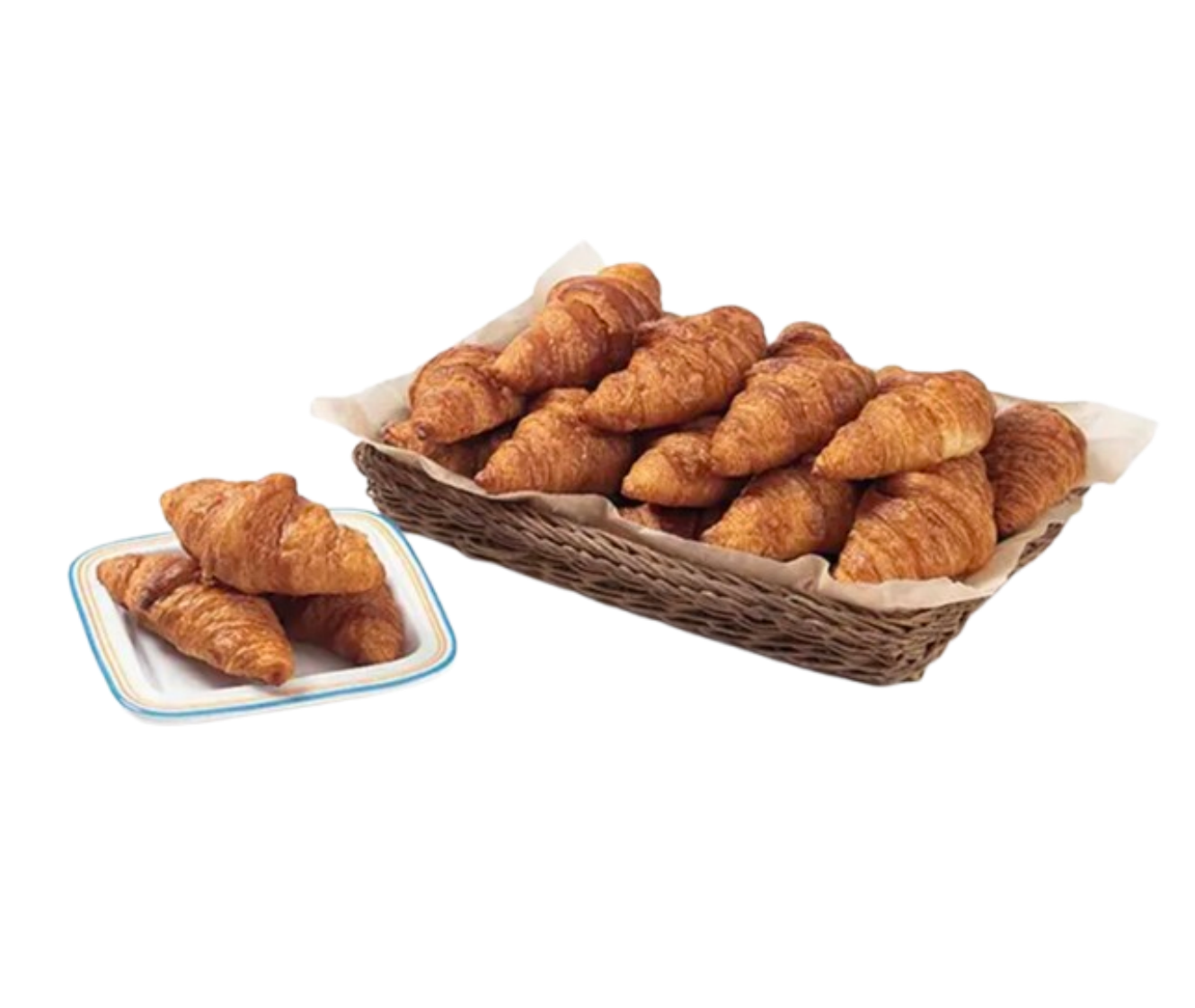 코스트코 커클랜드 미니 버터 크로와상 크로플 샌드위치 디저트 냉동 빵 24g x 24개입 : NUBASE