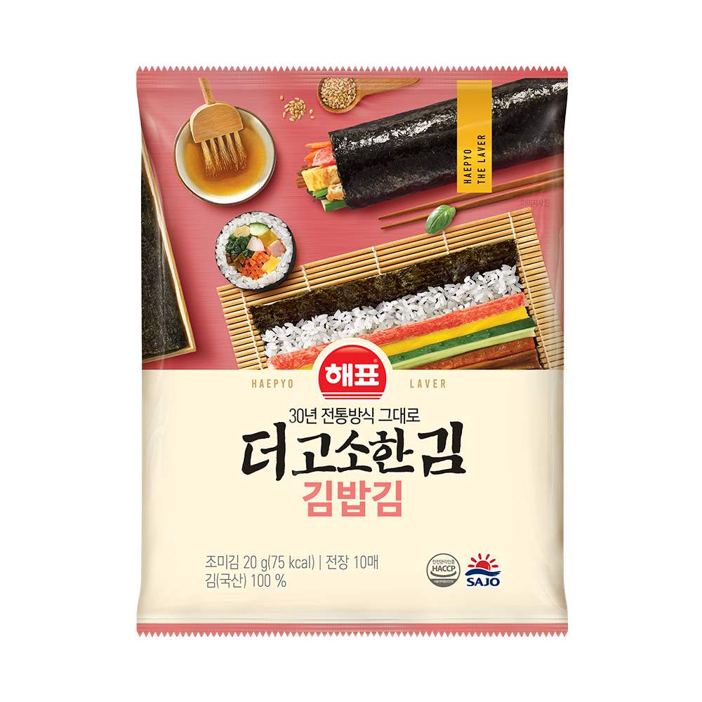 사조해표 더 고소한 김밥김 전장 10매 : 두배로마트