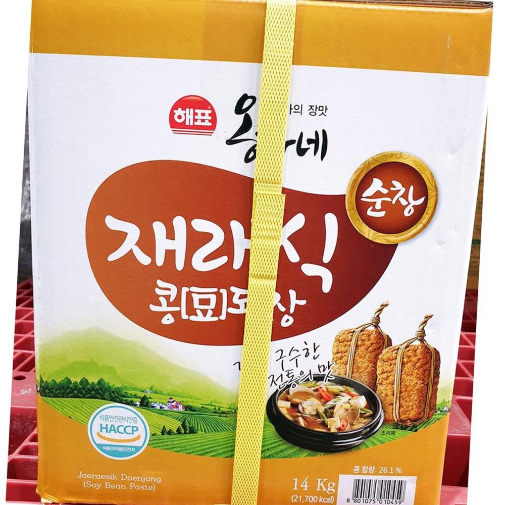 된장 옹가네 재래식 14K 식자재 업소용 대용량 : 지구본식품