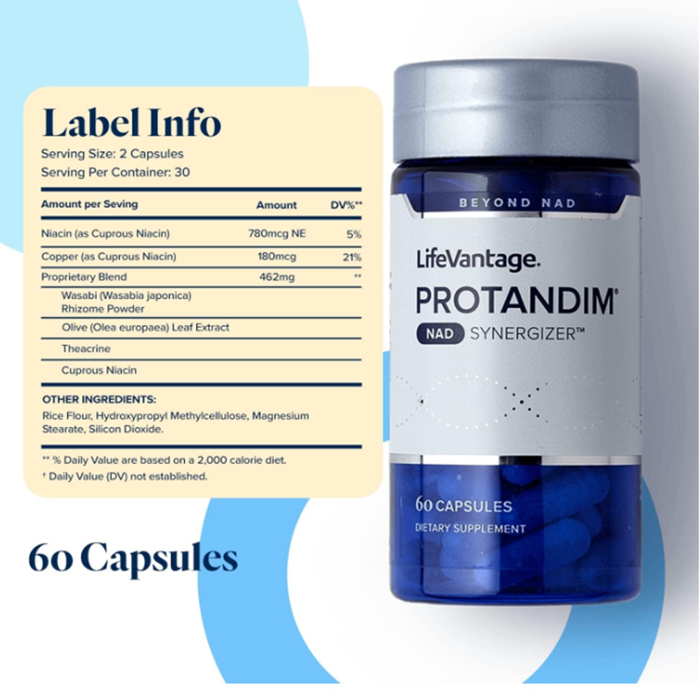 라이프밴티지 protandim NAD 시너자이저 60캡슐 : 나만의여행
