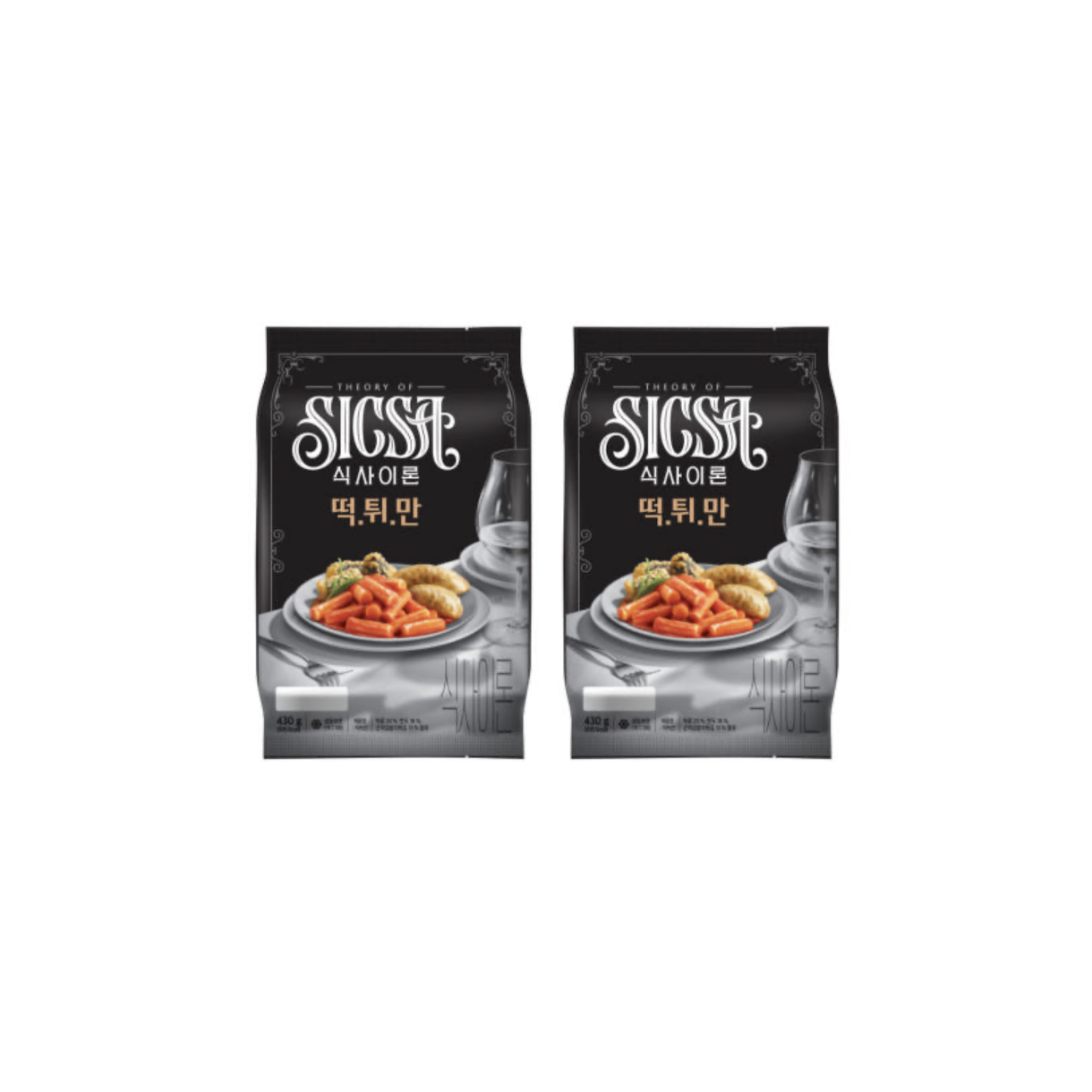 식사이론 떡튀만 430g x 2개 : OH store