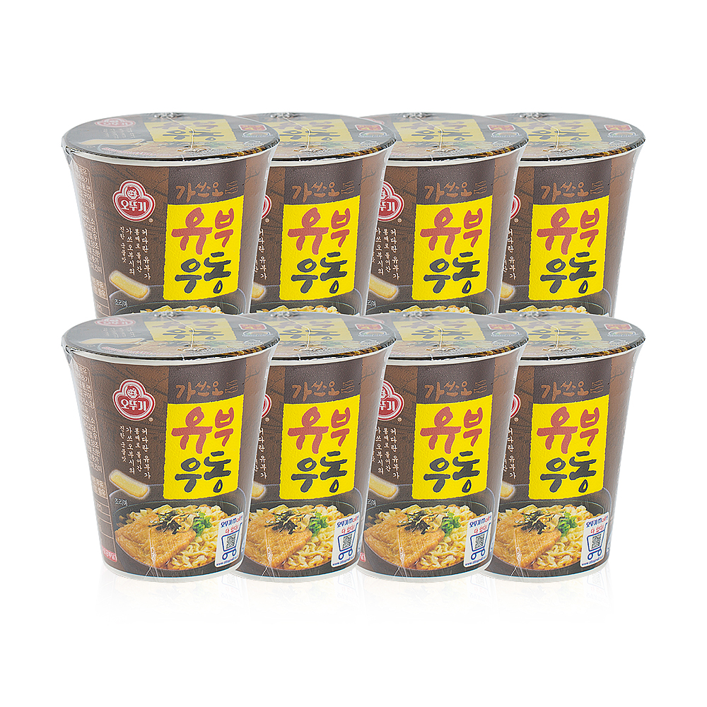 오뚜기 유부우동컵 62g 8입 : 비플리마켓