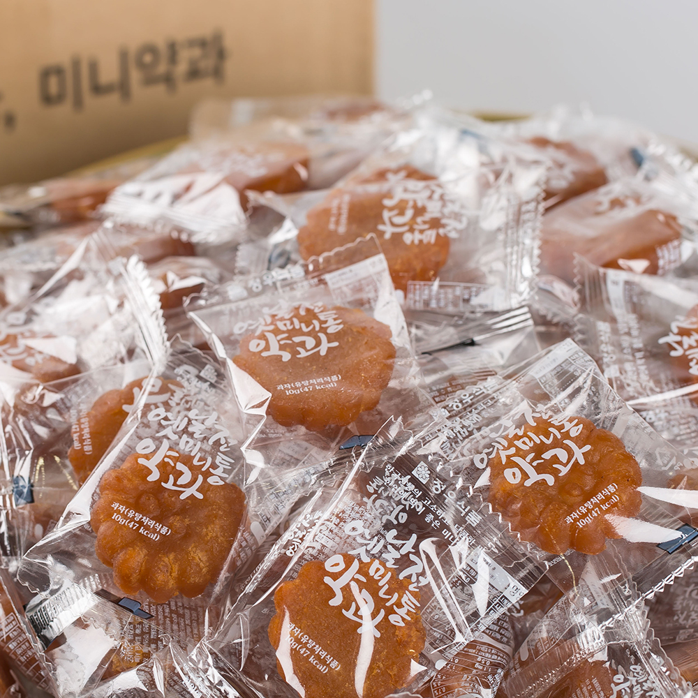 정우식품 옛날 미니 전통약과 2.5kg 1입 업소용 대용량 벌크포장 : 비플리마켓