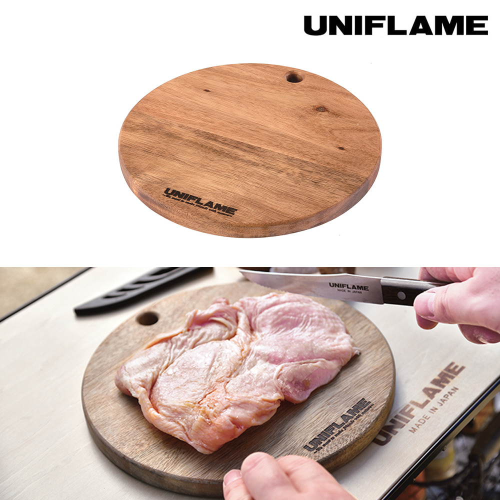 유니프레임 Fan5 커팅보드 나무 도마(UF-660126)/UNIFLAME FAN5 CUTTING BOARD : 오캠프 스토어
