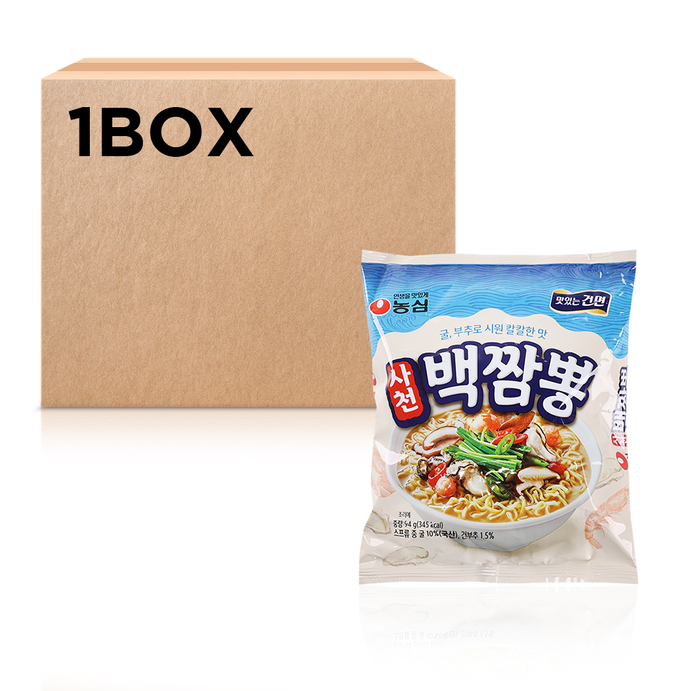 농심 사천백짬뽕 94g 32입 : 비플리마켓