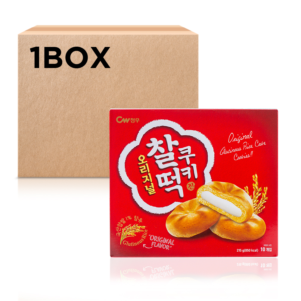 청우 오리지널 찰떡쿠키 215g 10입 : 비플리마켓