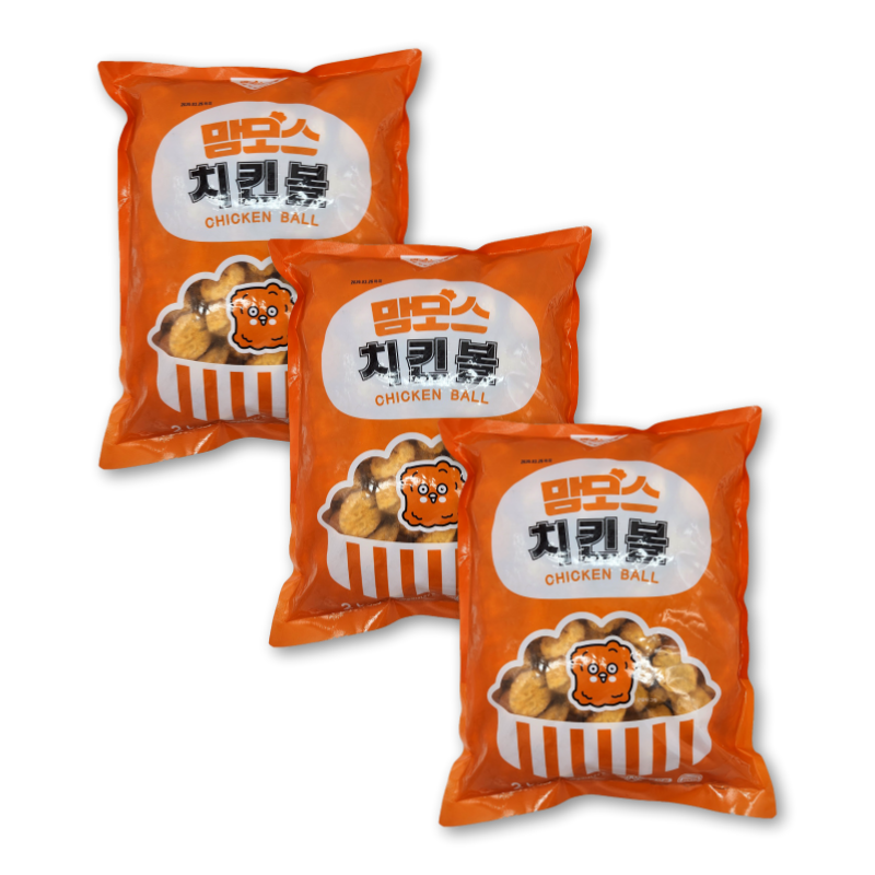 무료배송 맘모스 치킨볼 2kg x 3봉 : THE새벽푸드