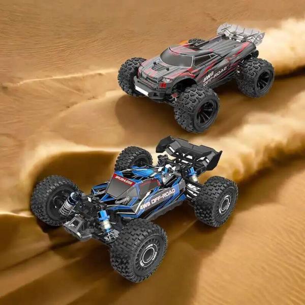 Hyper Go MJX 16208 1/16 4WD RC 자동차 62 km/h 브러시리스 레이싱 카 원격 제어 오프로드 트럭 장난감 : 구대1등 장사장10