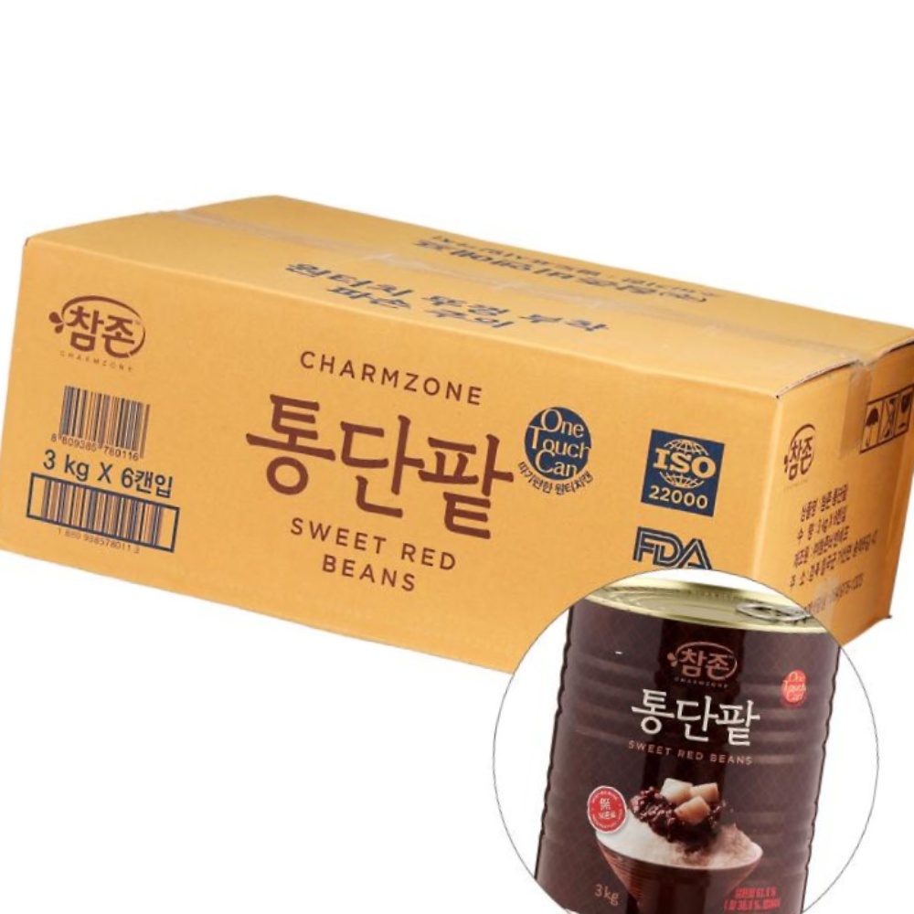 참존통단팥(원터치) 3KG/(주)참존비엔에프 BOX (6) : 두드림 퍼니