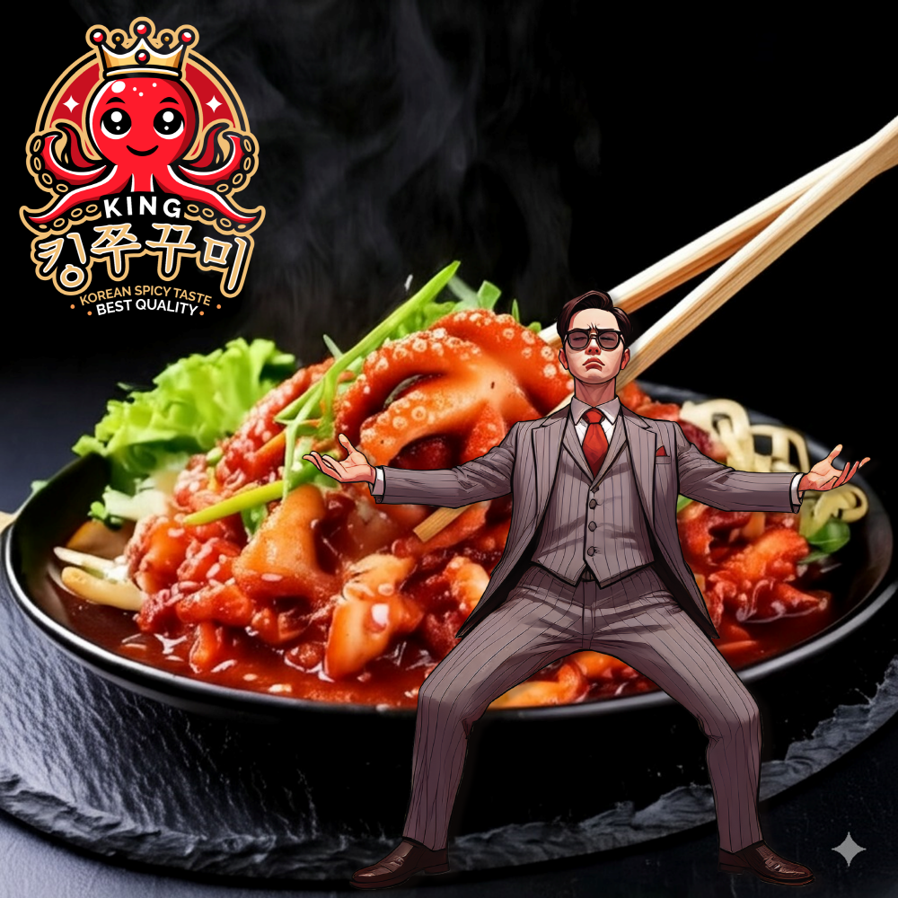 킹쭈꾸미 볶음 캠핑용 맛집 밀키트 술안주 : 연어표푸드