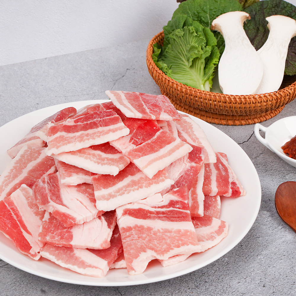 [데일리이츠] 옛날 한입 삼겹살 1kg (500g x 2팩) : 데일리이츠