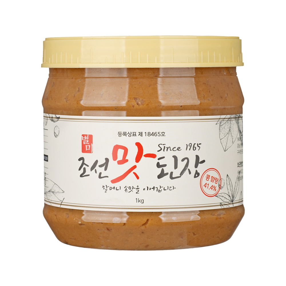 [60년전통] 조선맛된장 1kg 별미식품 맛집 일품 식당 고깃집 찌개용 된장 : 특별한맛