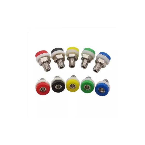 40pcs 2mm 바나나 플러그 소켓 바인딩 포스트 너트 커넥터 바나나 플러그 잭 전기 터미널 테스트 구멍 DIY 부품 : 이십육육플렉스