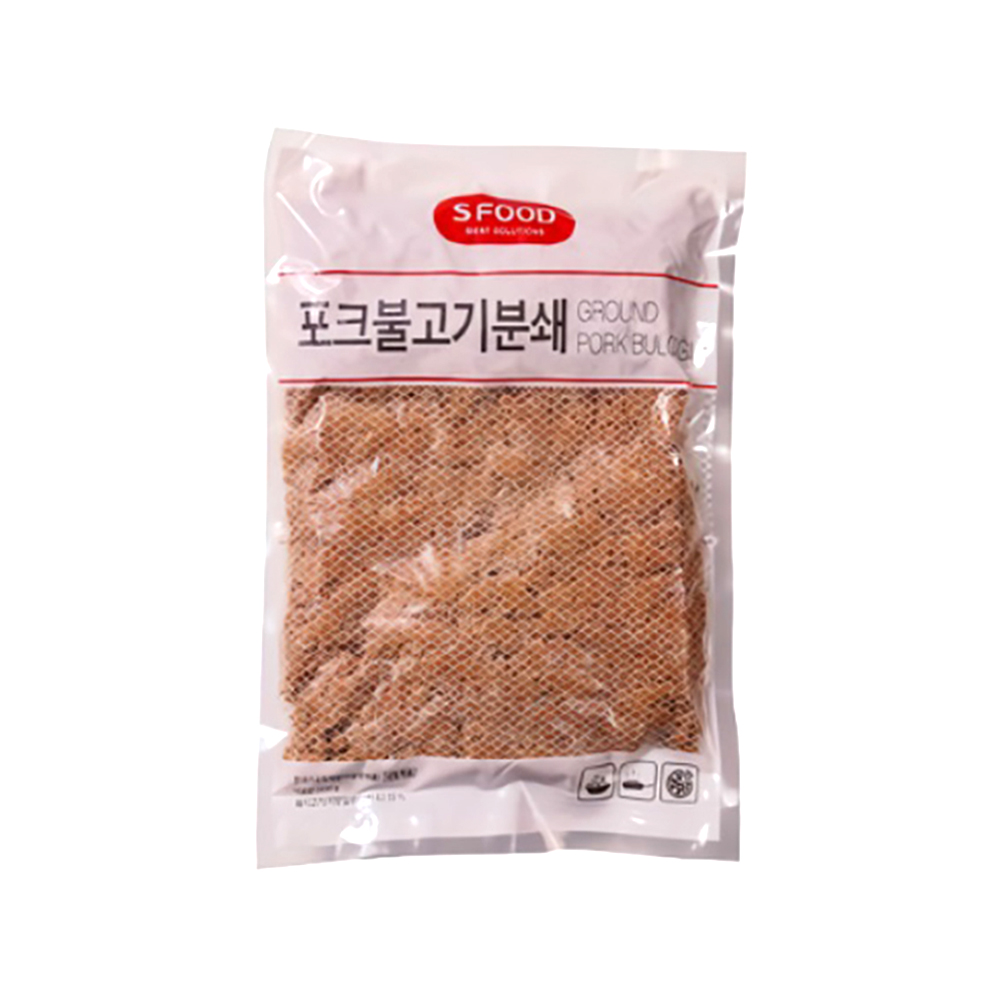 [디오] 에쓰푸드 포크불고기 분쇄 1kg 냉동 : 디오에프앤씨