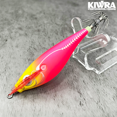 키우라 아이비에기 V0 쭈꾸미 갑오징어 미니수평 에기 009 누드 플로센트, 5.5cm(2.2인치) : 에이스낚시