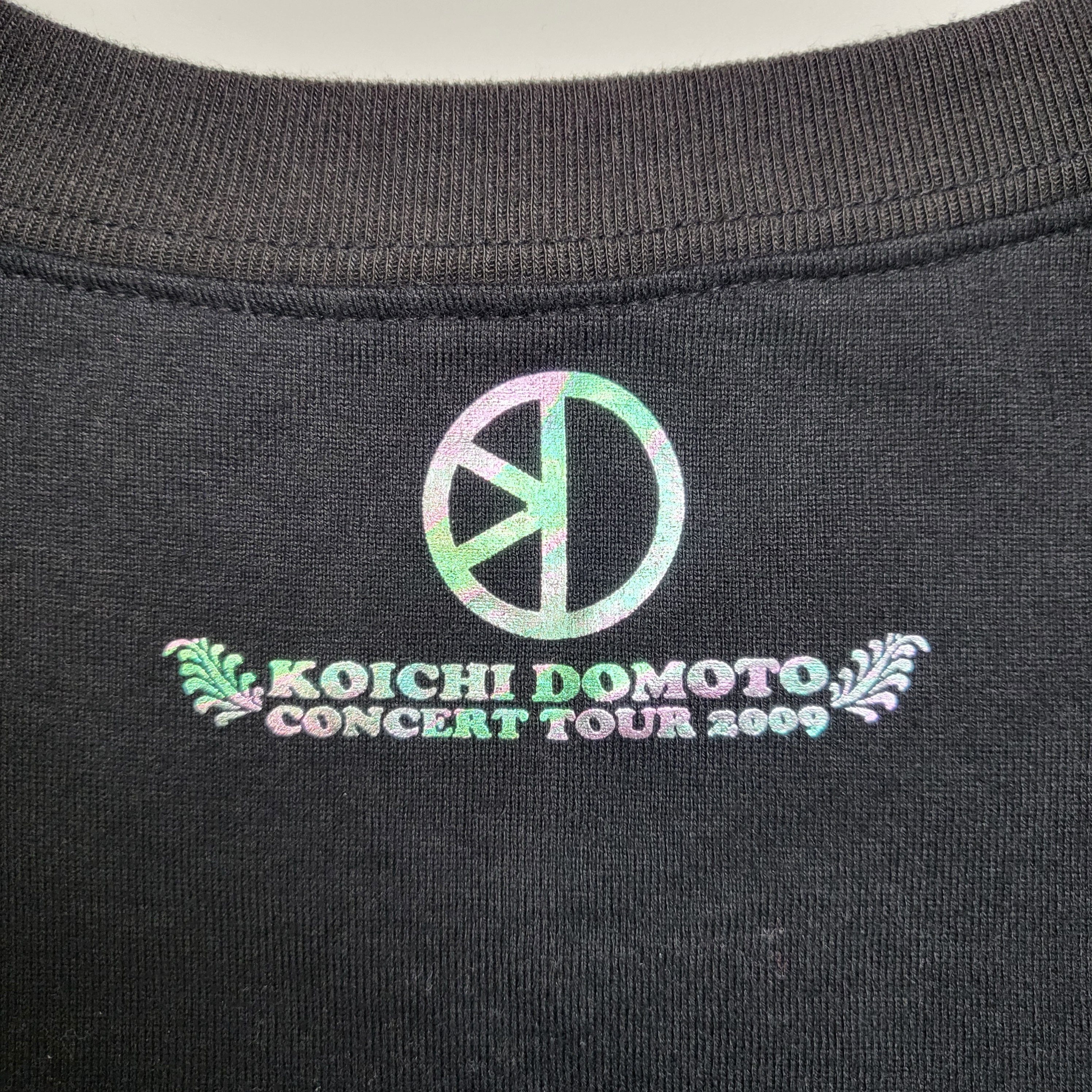 Koichi Domoto 2009 굿즈 프린팅 반팔 티셔츠 : 야무핏