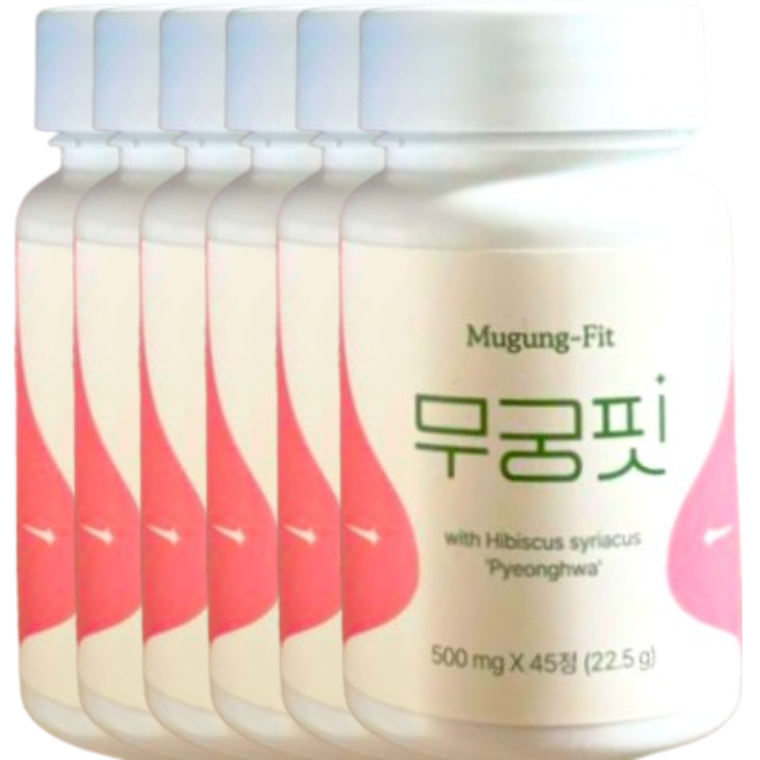 무궁화 무궁핏 500mg x 45정 x 6박스 90일분 : 이즈라운드
