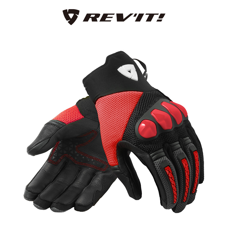 레빗 글러브 REVIT SPEEDART AIR GLOVE - 블랙/네온레드 : 히트에어 오토바이 용품점
