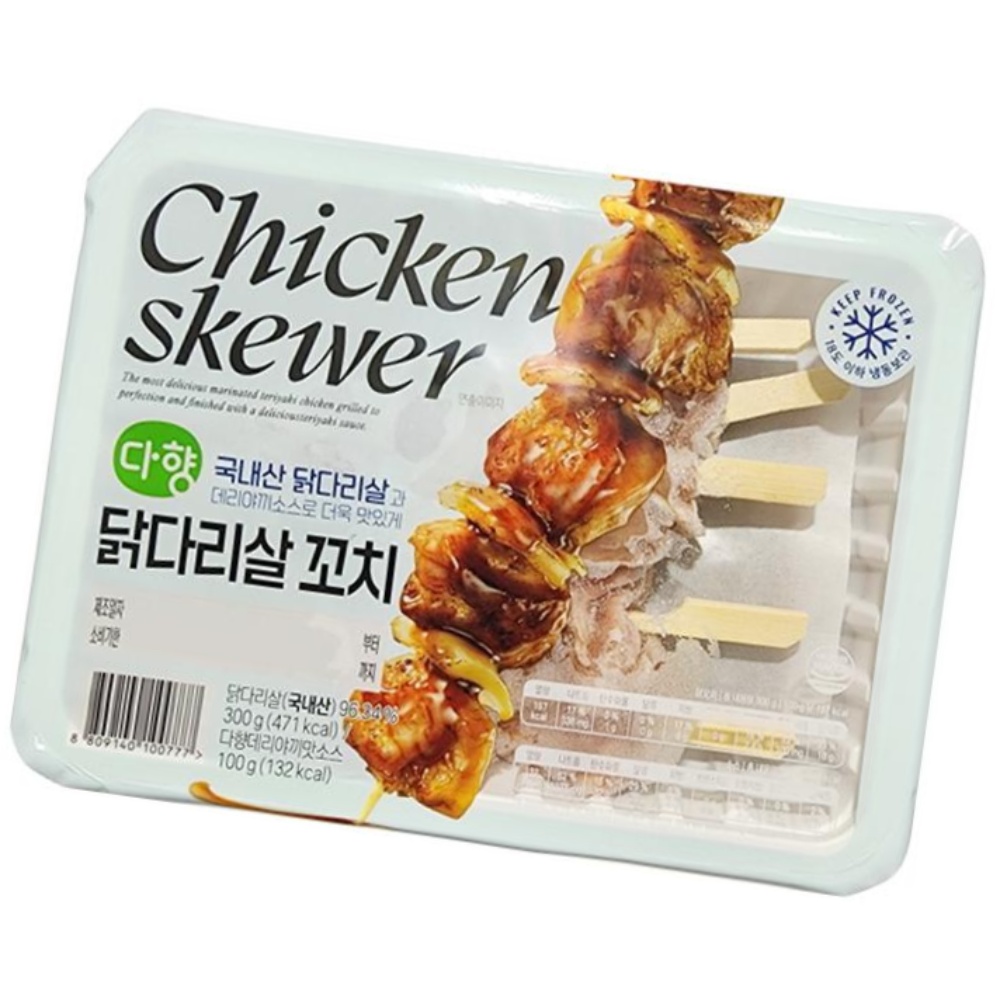 다향닭다리살꼬치 300G/㈜코리아더커드 : 두드림 퍼니