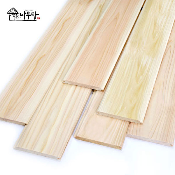 히노끼 루바 (무절)  내장재 인테리어 DIY : 셀럽유통