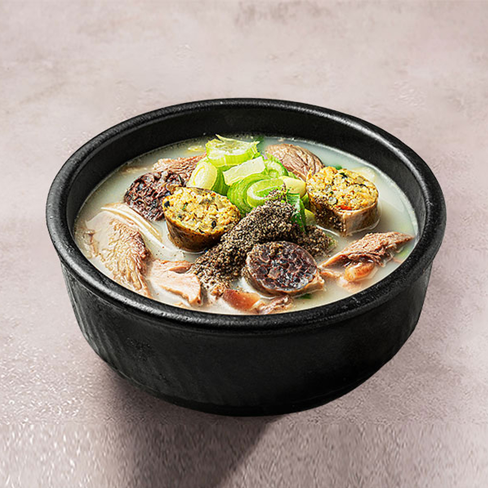 [사그담] 강창구찹쌀진순대 진한 순대국 500g 4팩 : 경기도주식회사
