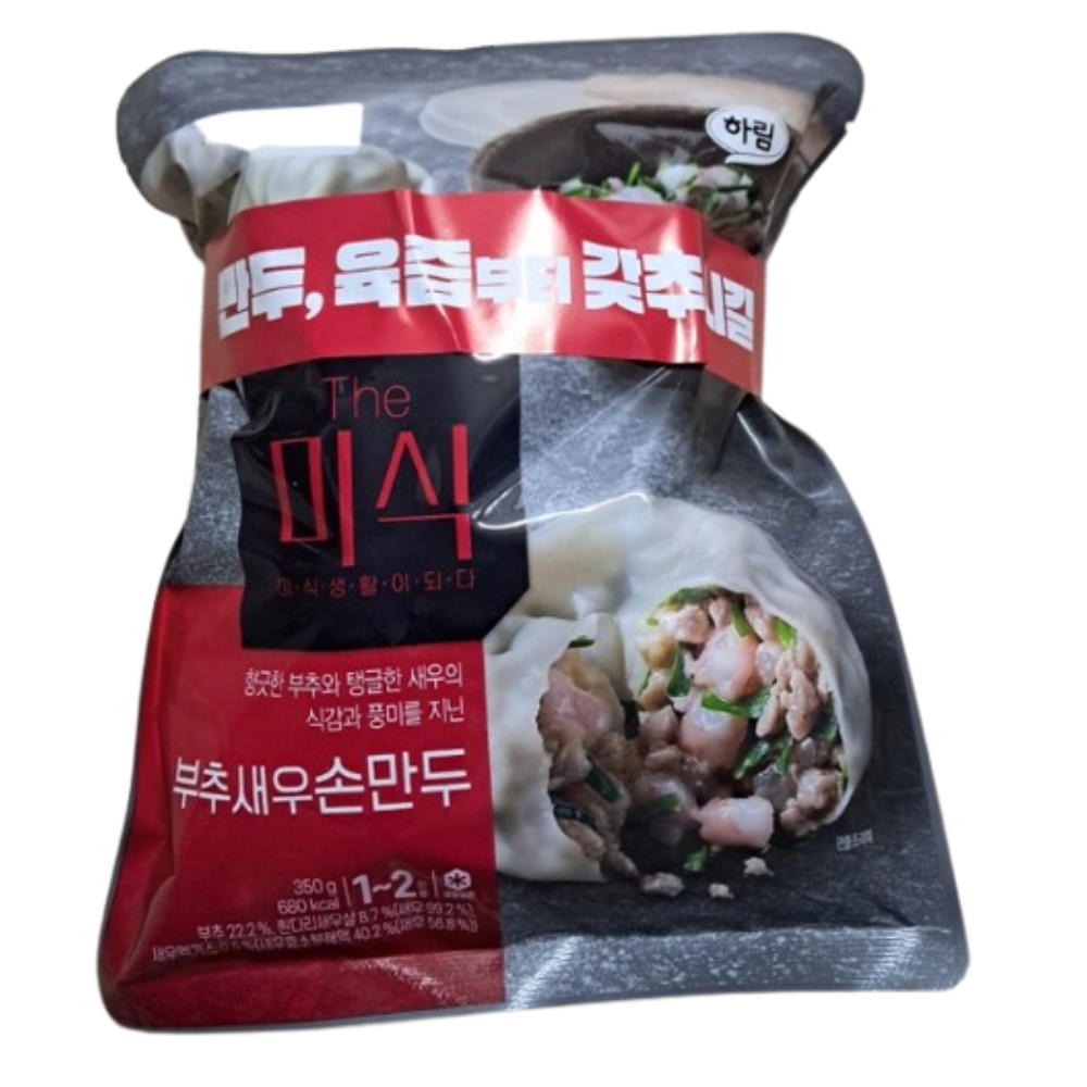 The미식 부추새우손만두 350g, 2개 : Greenstore