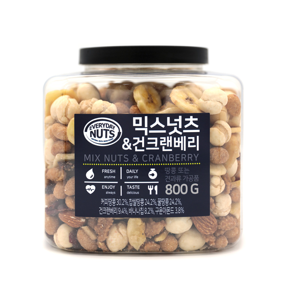 더팜스 크랜베리 믹스넛 800g : 더팜스토어