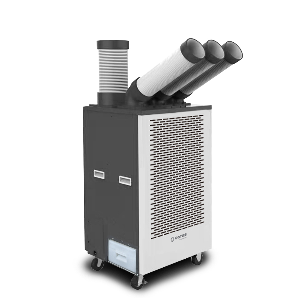 캐로스 실외기없는 코끼리 이동식에어컨 산업용 공업용 일체형 냉방기 3구 CPC-F5800B 3구 (블루) : 나우이엘 총판점