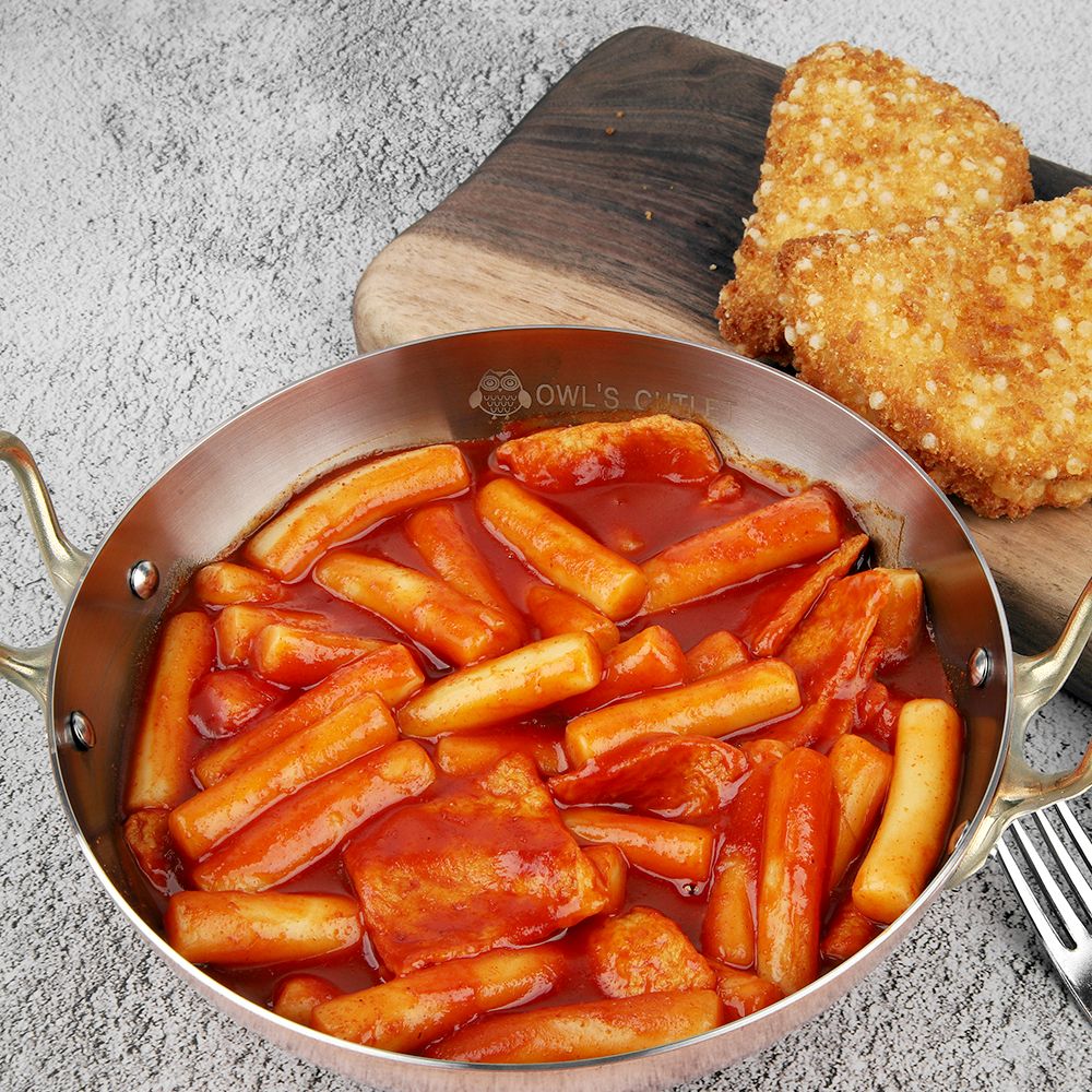 [부엉이돈가스] 자박떡볶이 500g 1봉ㅣ직접 개발한 특별소스로 만들어 매콤달콤한 : 시식마켓 식후경