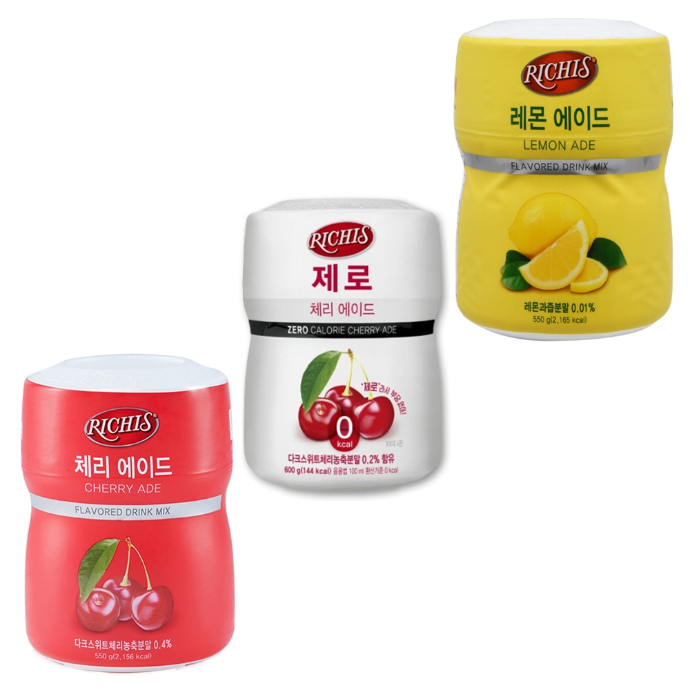 리치스 체리/레몬 에이드 카페 파우더 선택 구매 - 반짝 행사 : 모카다방
