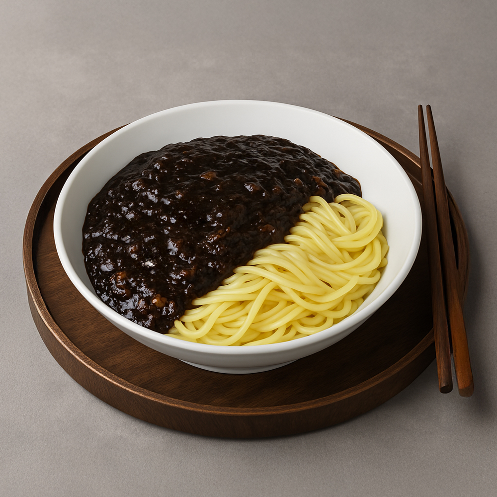 추억의 옛날 짜장면 밀키트 간편하게 즐기는 전통 짜장맛 2개 : 통통파머스