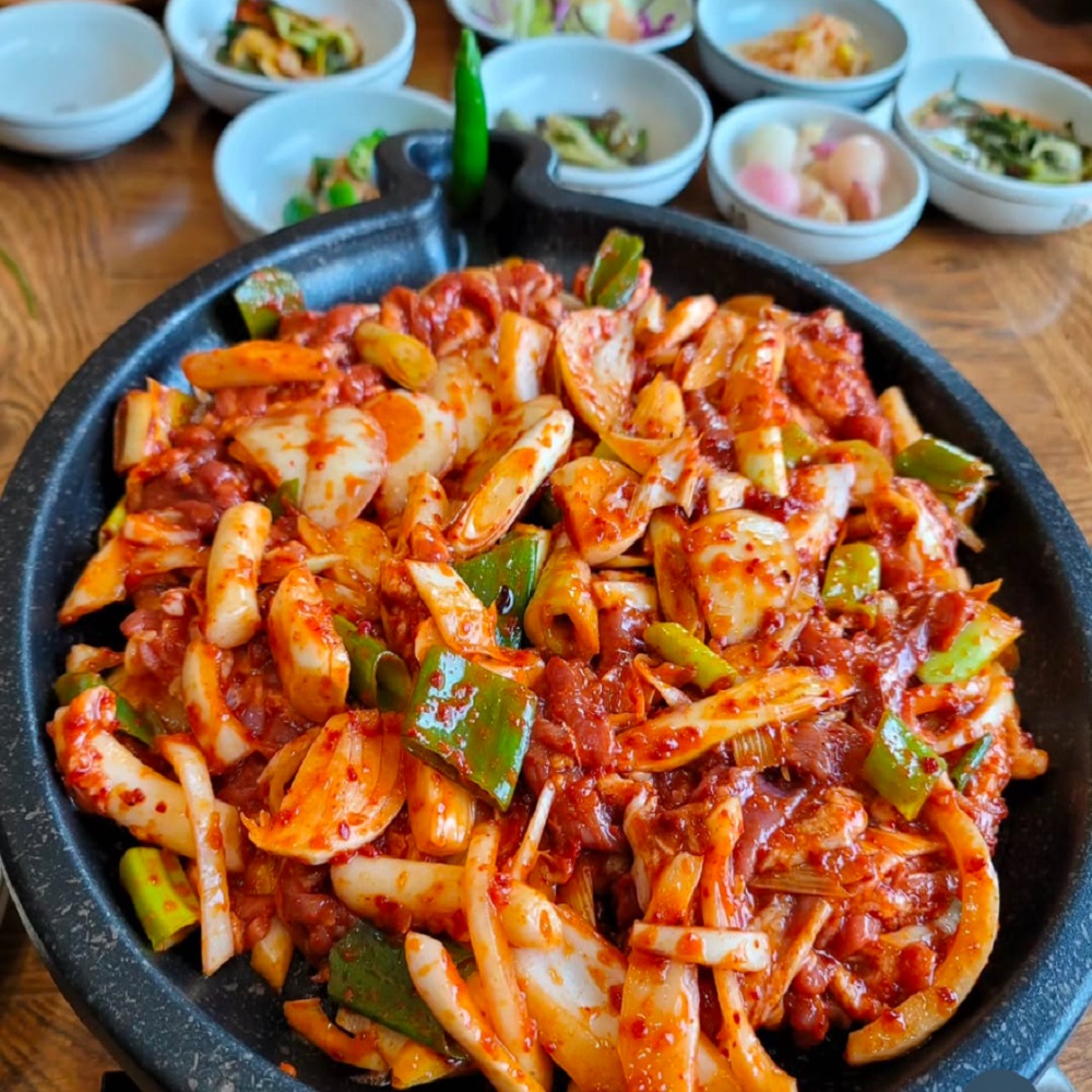 선궁 국내산 오리주물럭 (2인분) 700g 야채포함 : 선궁