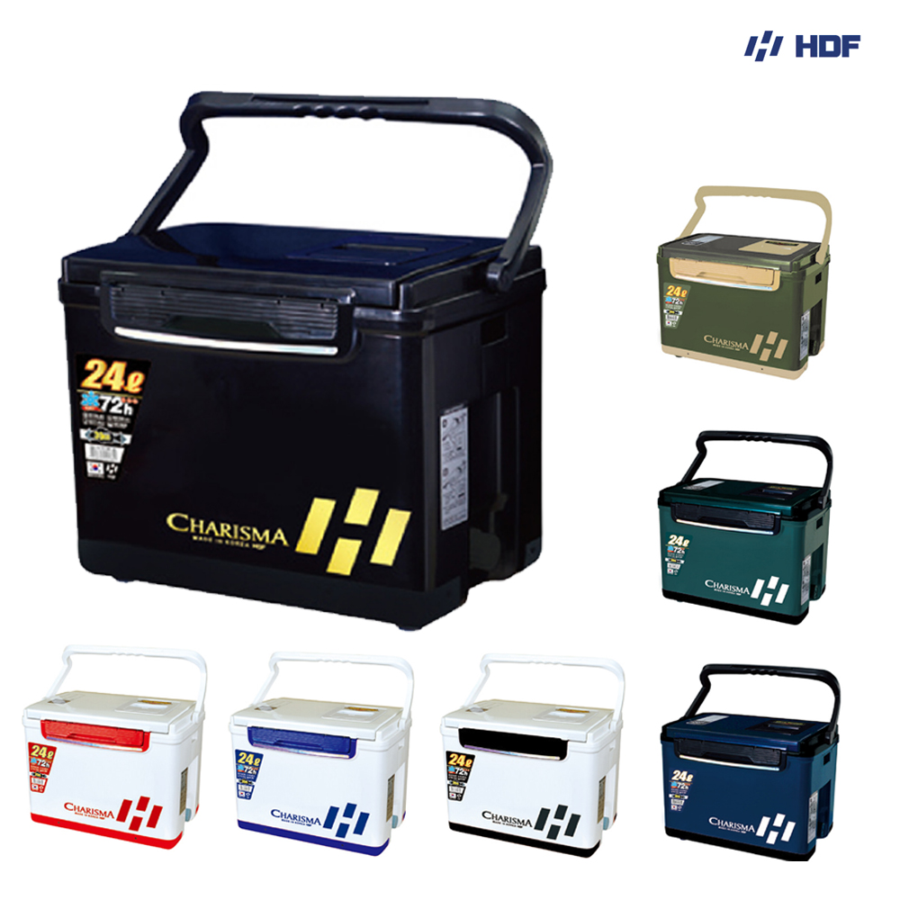 HDF 해동 카리스마 24리터 화이트레드 낚시쿨러 24L 갯바위 선상 아박 HB-238 : 인수상회