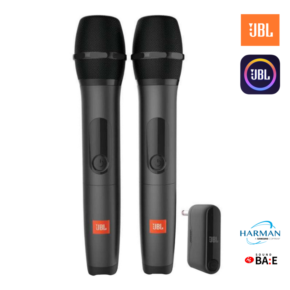 JBL 무선 마이크 A23 핸드 마이크 UHF 2채널 송수신기 충전식 휴대용 행사용 마이크 : 사운드바이