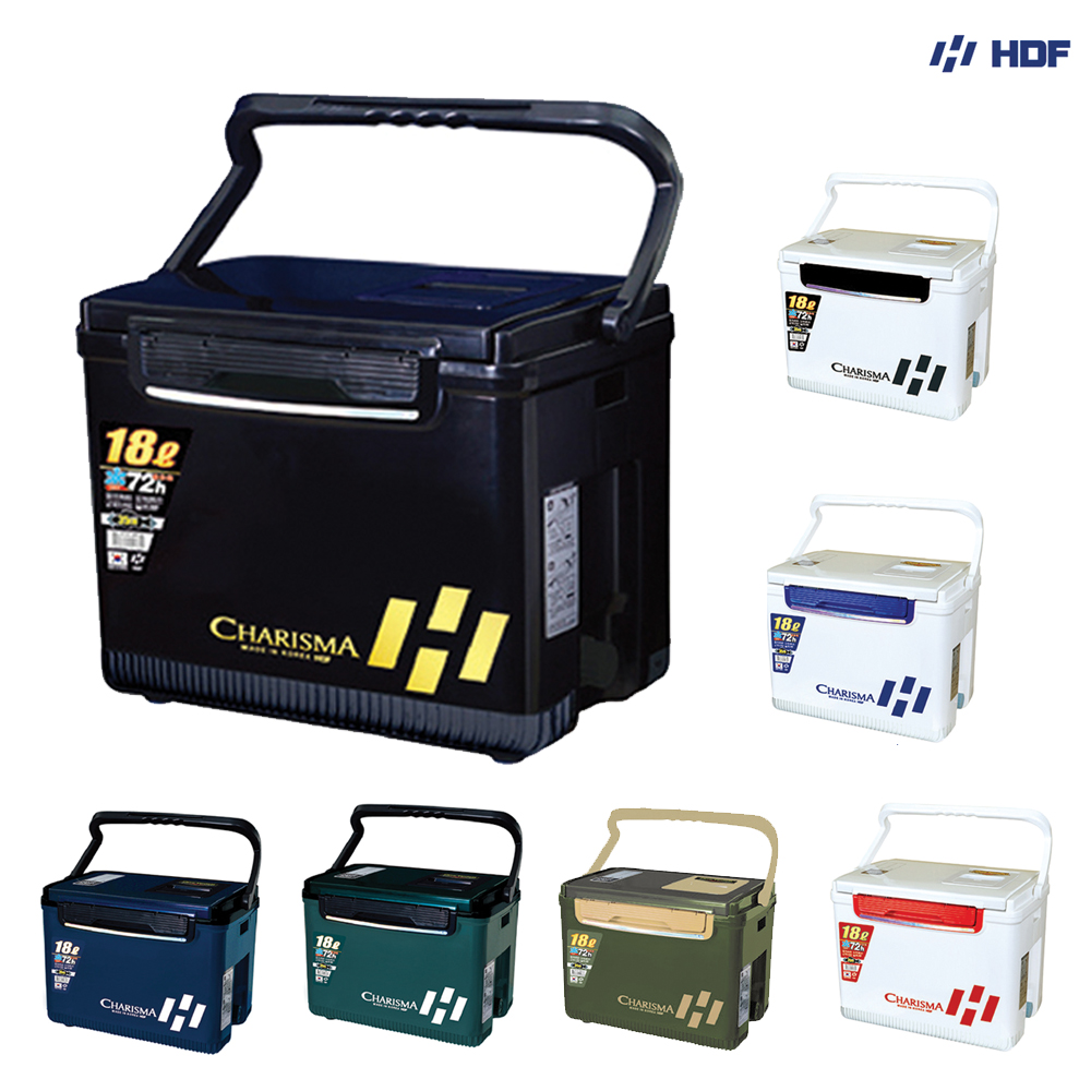 HDF 해동 카리스마 18리터 화이트블루 아이스박스 낚시쿨러 18L HB-237 : 인수상회