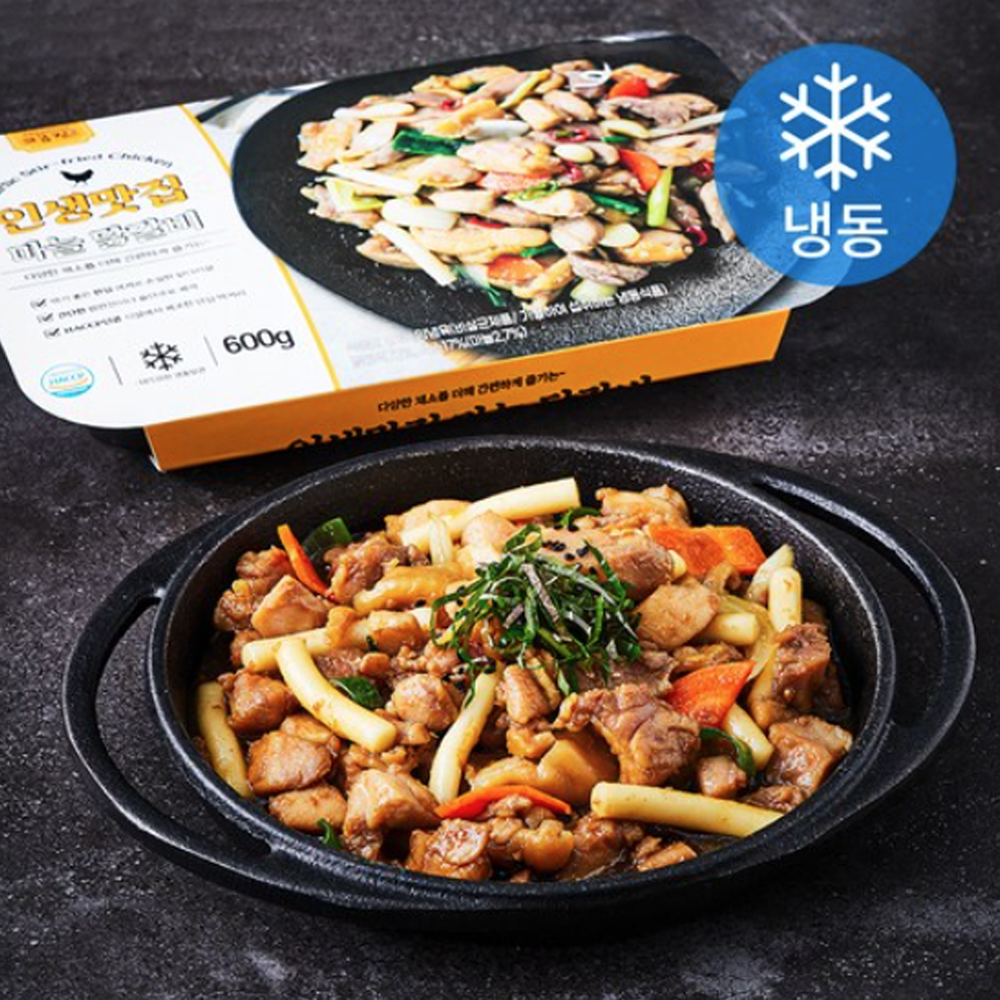 고급진 인생맛집 마늘 닭갈비 300g 2팩 총 600g (냉동) : 주식회사 고급진