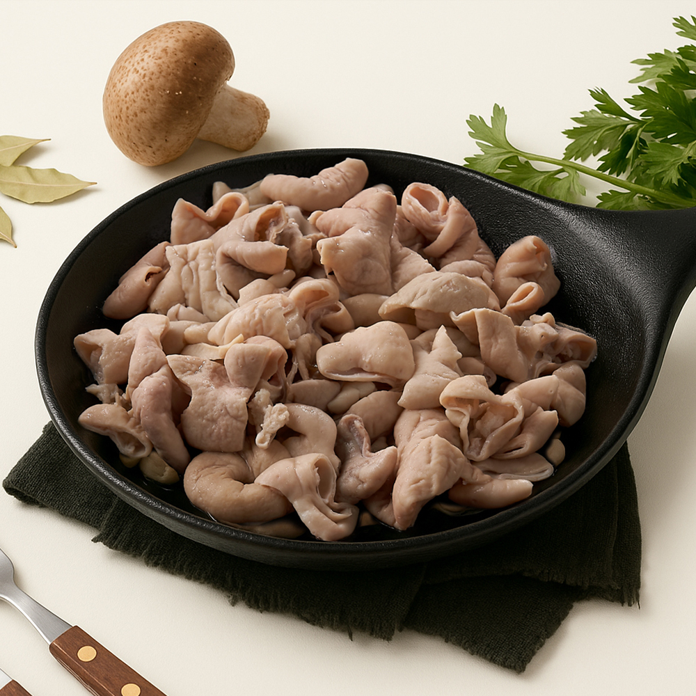 [한돈 삶은 돼지대창 5kg 대용량] 도매 벌크 식당 정육점 곱창 벌크 돼지내장 캠핑음식 술안주 냉장 : 고기터미널