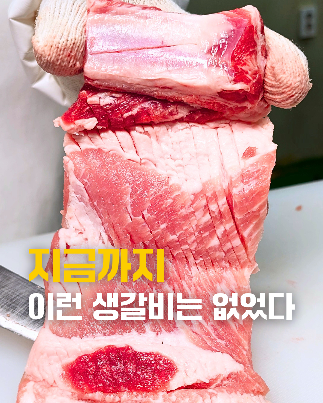 국내산 돼지 갈비 생갈비 포작업 포갈비 구이 500g - 데일리한끼 : 데일리한끼