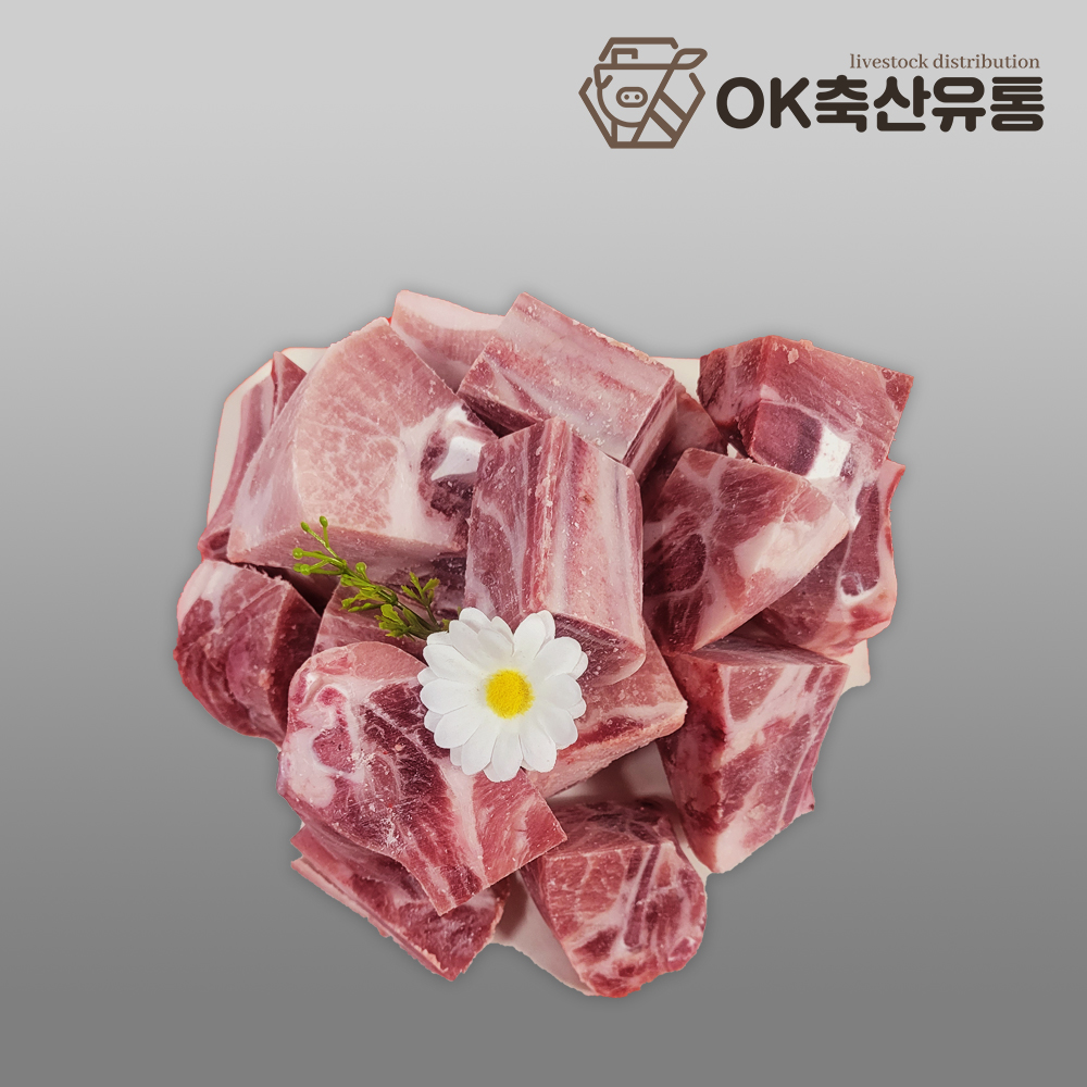 OK축산유통 한돈 돼지고기 찜갈비 찌개 찜용 500g : 오케이축산유통