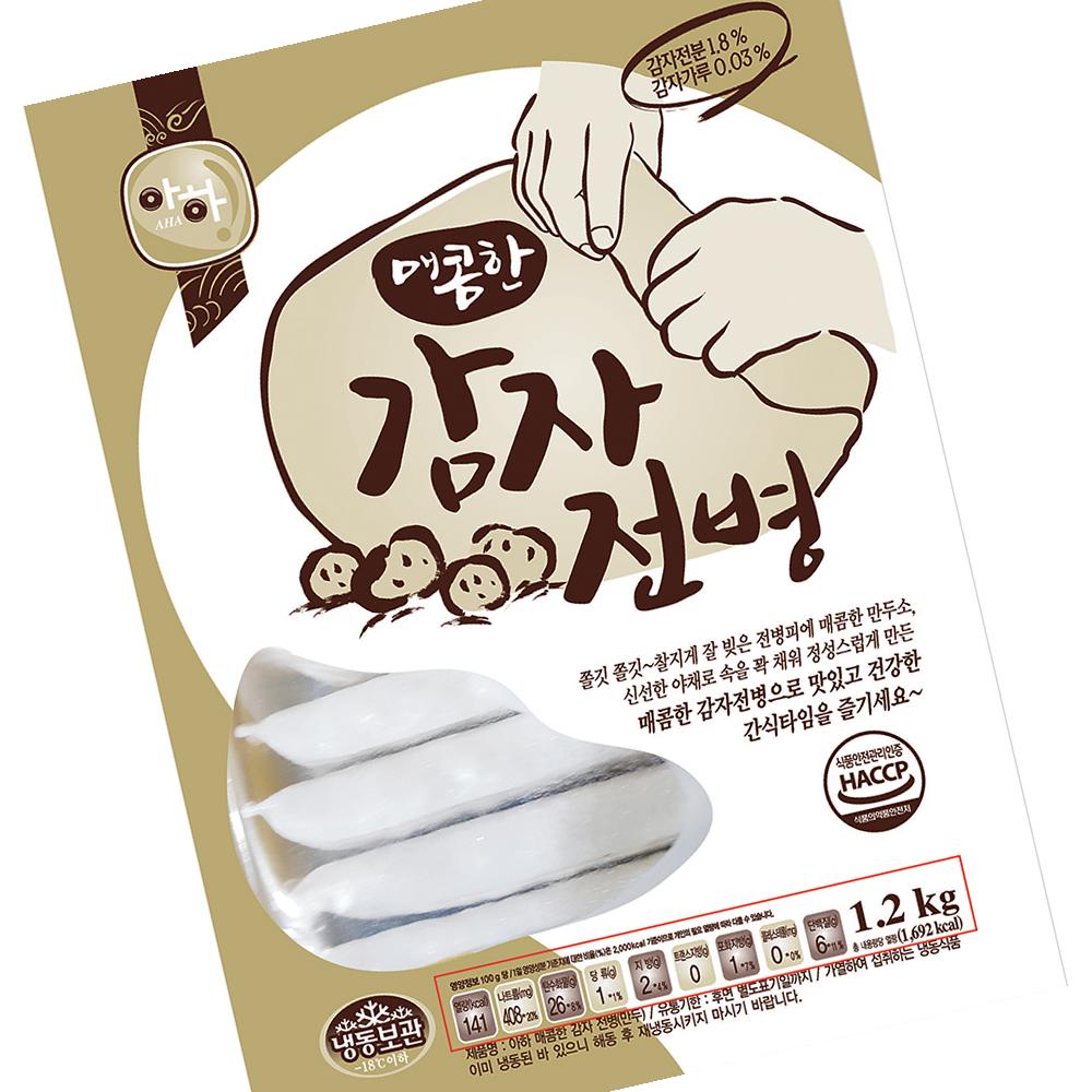 아하 감자 전병 1.2kg 전병 간식 냉동식품 : 모두에마켓