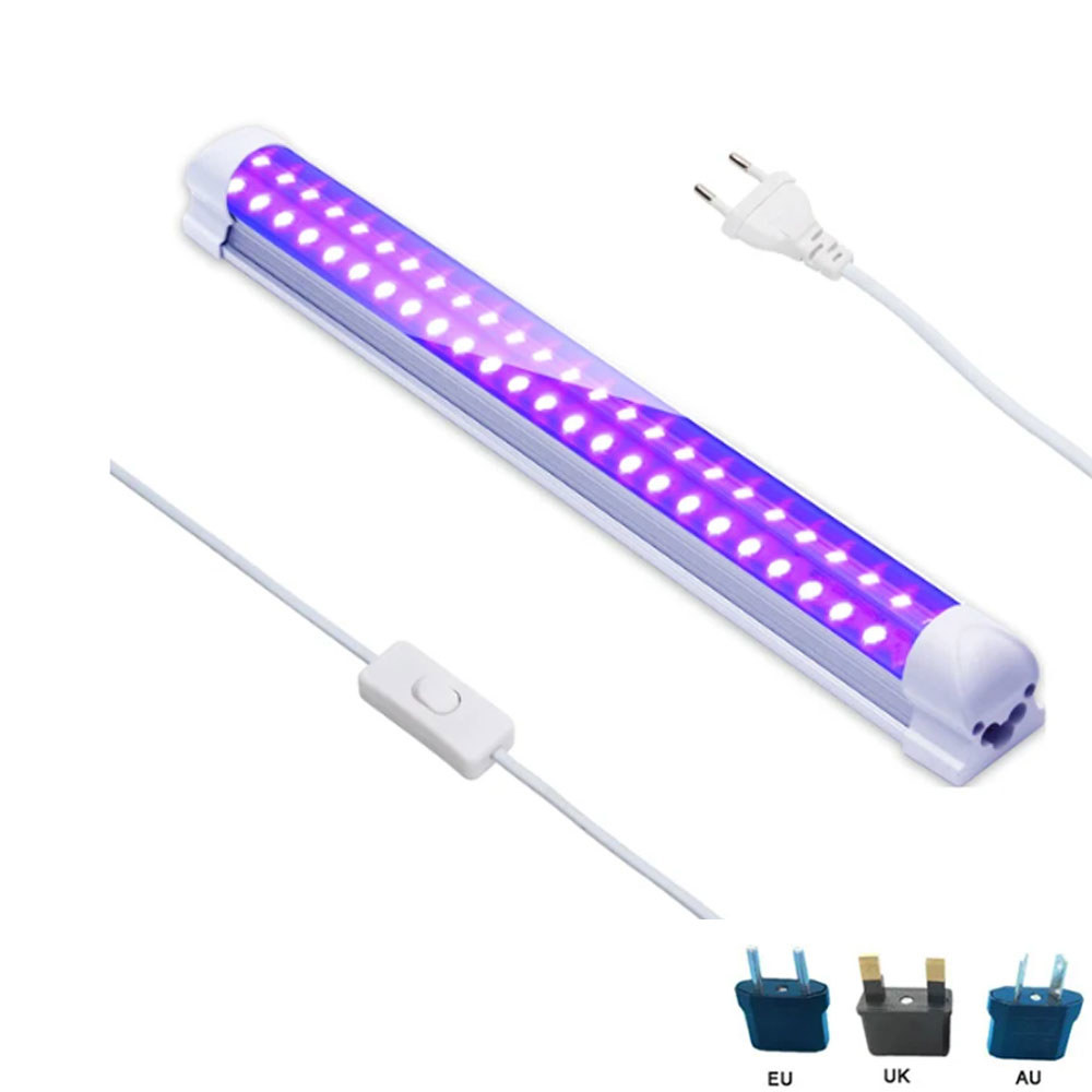 LED 자외선 UV 경화 램프 접착제 스프레이 페인팅 송진 잉크 DIY 10W 110V 220V 395nm 365nm 405nm : 비트CP