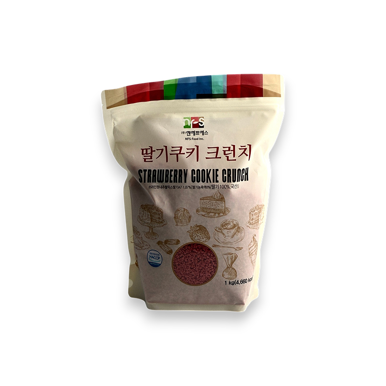 NFS 딸기쿠키크런치 1KG 토핑 장식 : 원데이식품