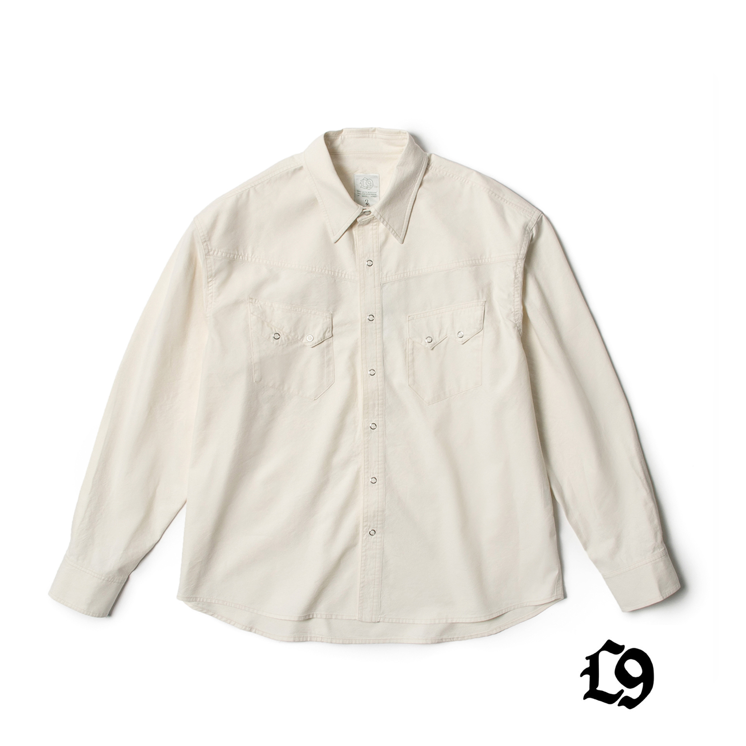 엘나인 L9 NATURAL OXFORD WESTERN SHIRT TOE-BUD : 네스트 스토어