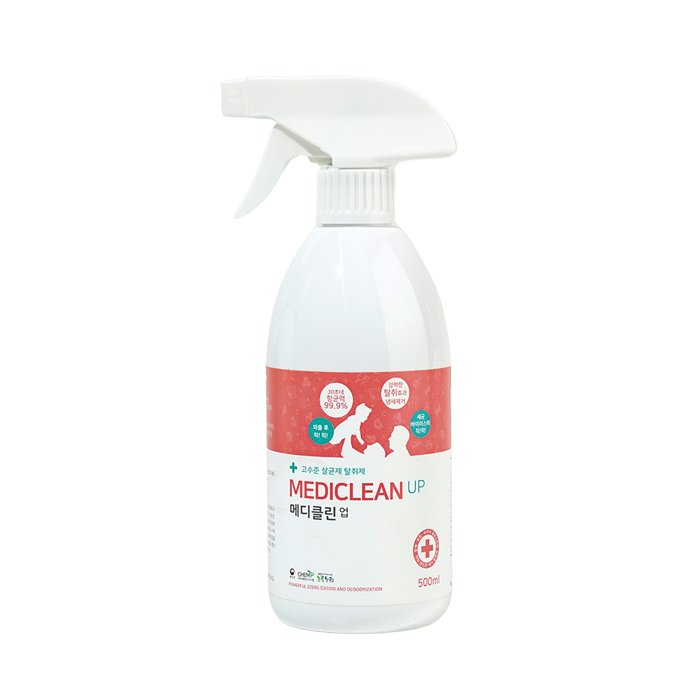 메디클린 업 차아염소산수 500ml, 1개 : 예지베베